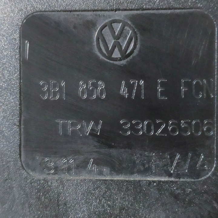 фото №7, Застібка ременя безпеки ліва skoda superb i 3b1858471e