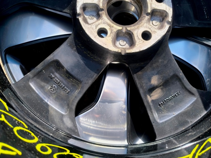 фото №15, 5x112 алюминиевый диск 5g0601025as алюминиевый диск 7,5 x 18 et49 vw golf vii 7 5g0