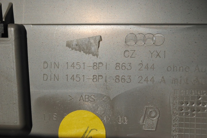 фото №5, Туннель средний platinhell 2 din audi a3 8p