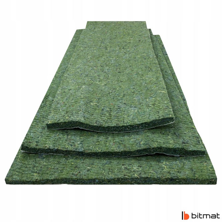 фото №12, Ścinki poroso з klejem 20mm 1m2 коврик войлочная w różnych kawałkach ocieplenie