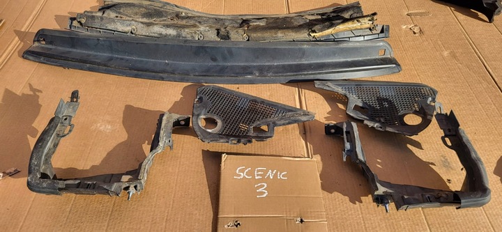 фото №1, Панель під лобовим склом верхній пластиковий renault scenic iii 668110005r