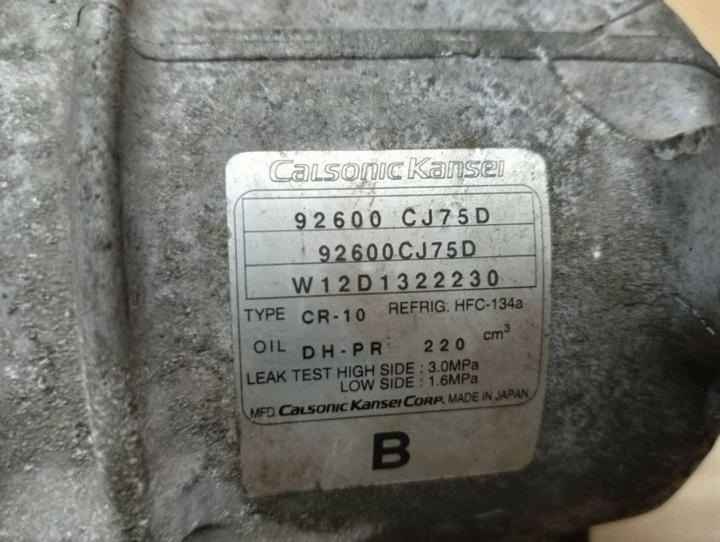 фото №7, M46 92600cj75d компрессор насос кондиционера nissan