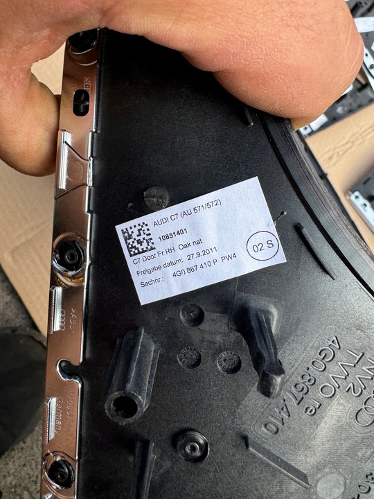 фото №12, Audi a6 c7 універсал планки декори комплект дерево