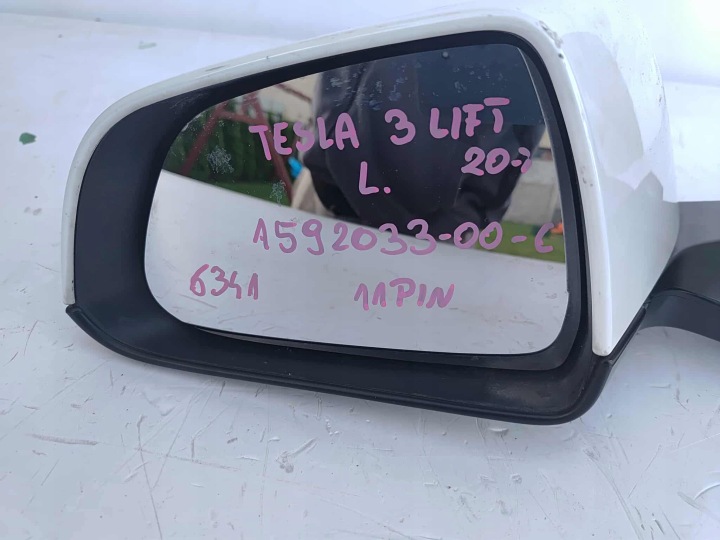 фото №10, Tesla модель 3 рестайлінг дзеркало ліве 11 pin 6341