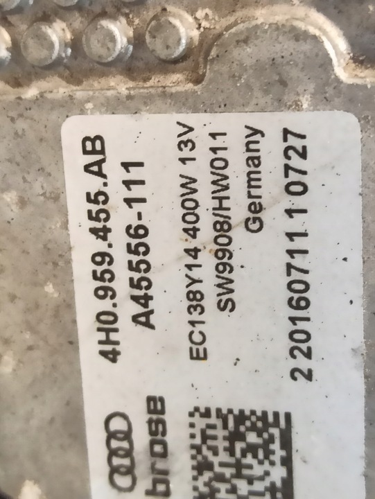 фото №10, Audi a8 радіатор d4 рестайлінг pas переднє радіатор 4h0121003m 3.0tdi радіаторів