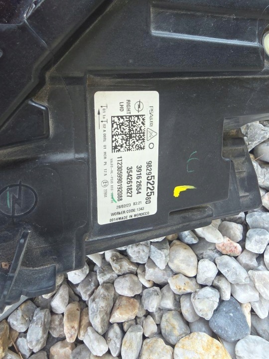 фото №15, Opel corsa f лампы перед полный led eco база 9829522780 9829522580