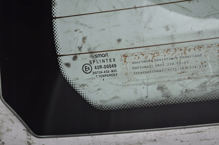 фото №6, Smart fortwo купе 450 скло зад задня кришки