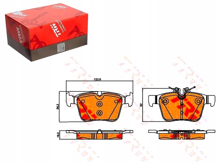 фото №1, Trw комплект гальмівні колодки гальмівних 84201320 a00 bbp25