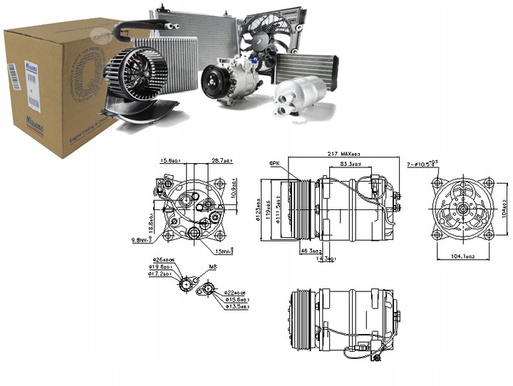 фото №1, Компресор кондиціонера volvo v70 i 2.3 awd lv