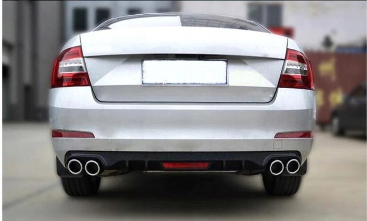 фото №14, Спойлер дифузор заднього бампера skoda octavia mk3