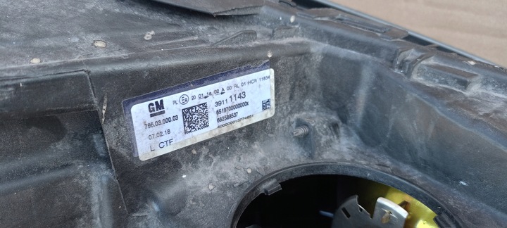 фото №10, Лампа перед передня ліва opel astra 5 v 15-19rok 39111143 662588537 оригінал