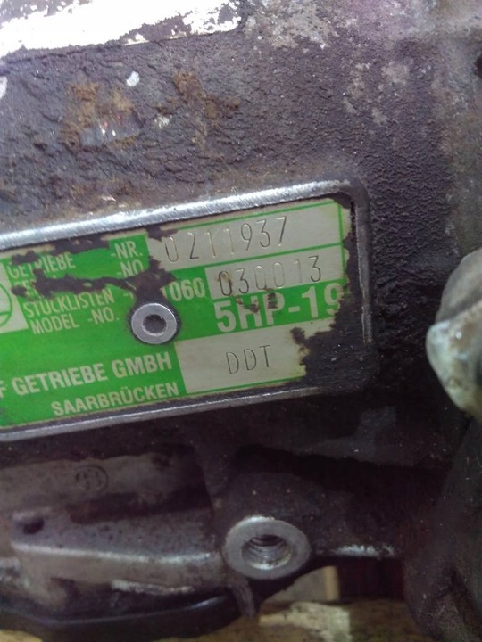 фото №6, Коробка передач коробки передач автоматична 5hp-16 ddt 1.8 t 20v volkswagen passat v b5