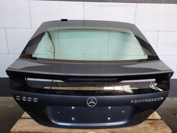 фото №1, Mercedes w203 c cl203 крышка багажника голый серый