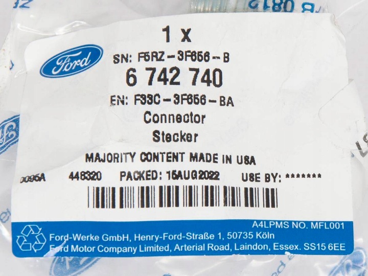 фото №9, Соединитель шланг насоса усилителя transit 18 mm _ 6742740 _ f33c-3f656-ba