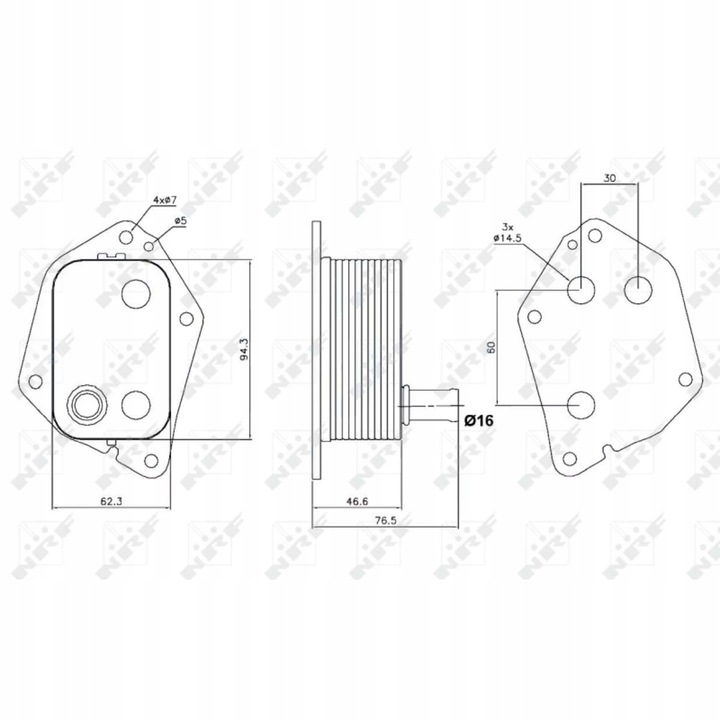 фото №1, Радиаторов масла nrf 31159
