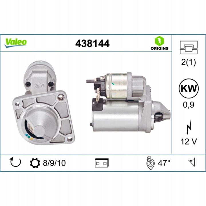 фото №1, Стартер valeo 438144