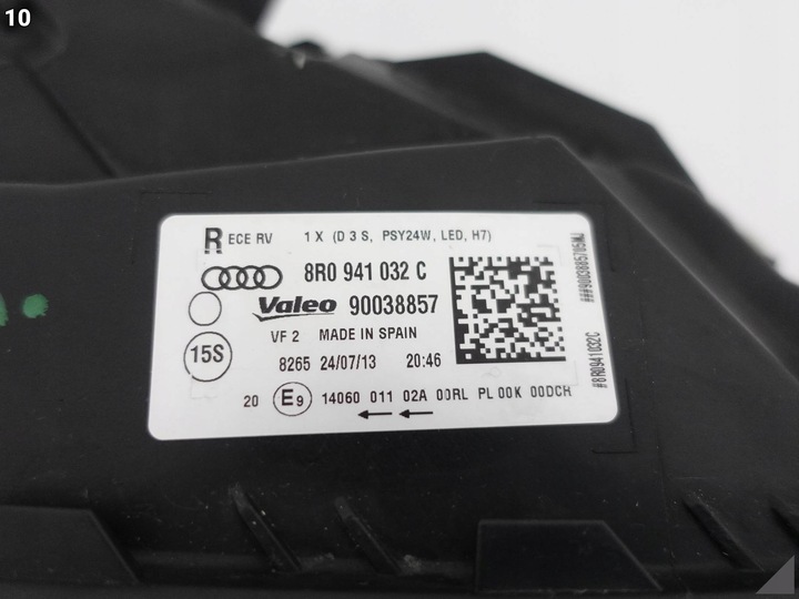 фото №11, Audi q5 8r0 рестайлінг 12-16 ксенон+ led+moduł повороту