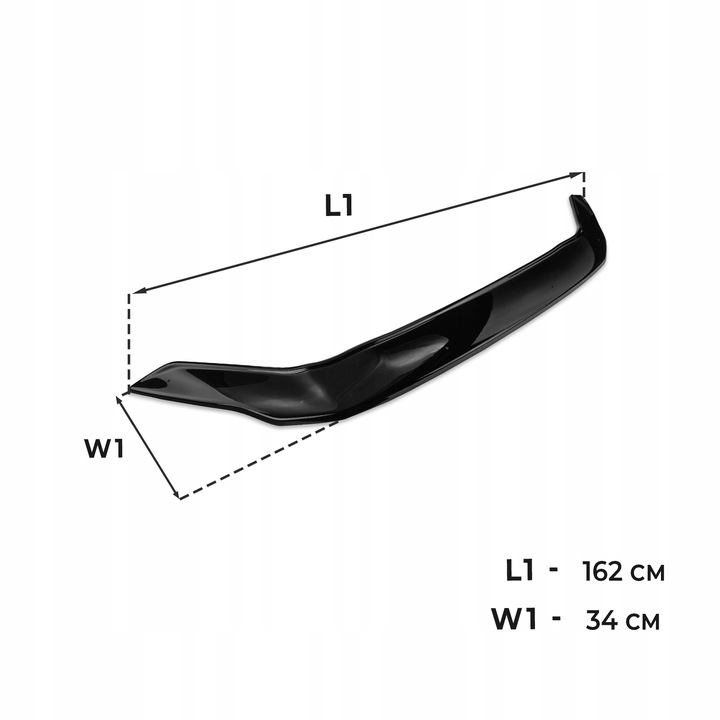 фото №10, Захист капота обтікач do ford tourneo custom ii 2023- | abs