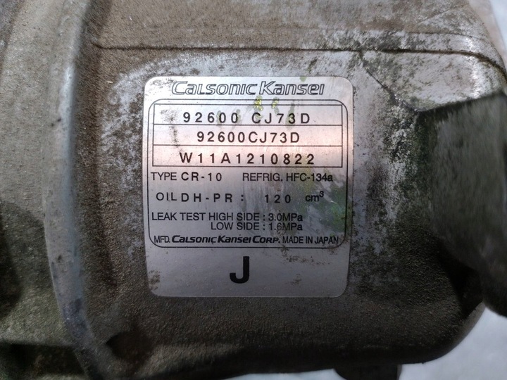 фото №6, Насос, компресор кондиціонера nissan note 92600cj73d 1.6 16v