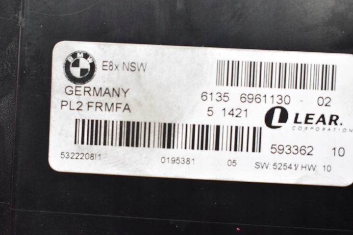 фото №9, Блок керування модуль світла 6961130 bmw e87 04-07