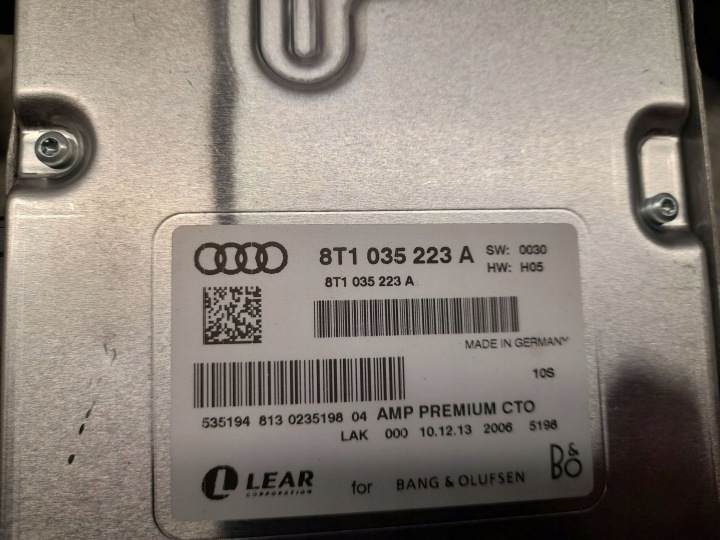 фото №10, Audi q5 sq5 2014 комплект комплект аудіо