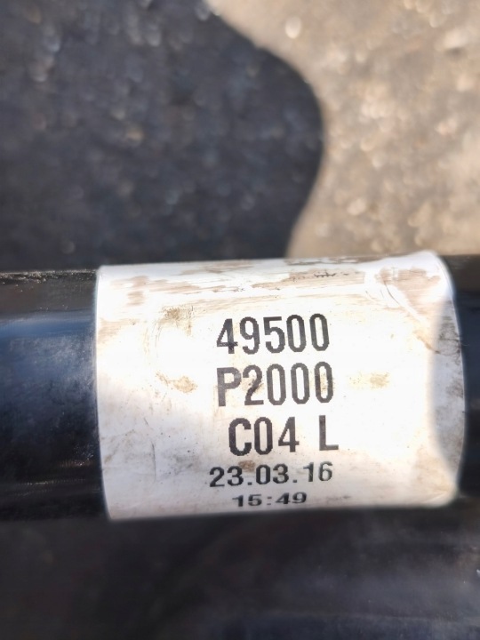 фото №8, Kia sorento iv 2.2 crdi полуось перед l 49500-p2000 p 49501-p2050 49560-p2000