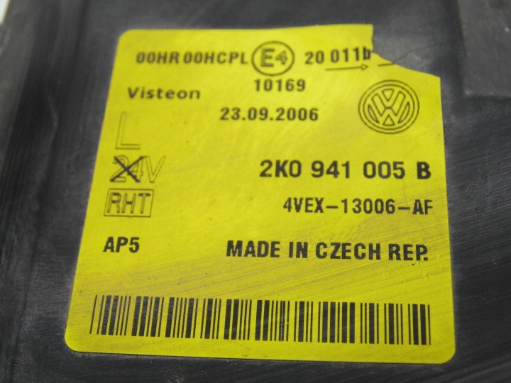 фото №14, Лампи передні vw caddy 2k 2004-2010r. ліва права оригінал європа