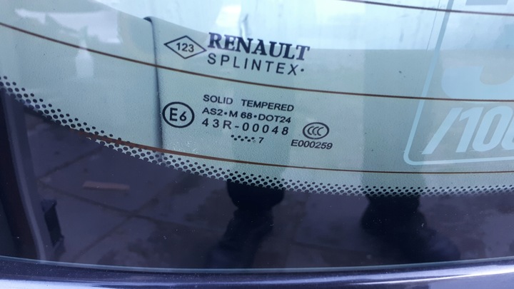 фото №5, Renault scenic ii nv676 03- кришка багажника скло