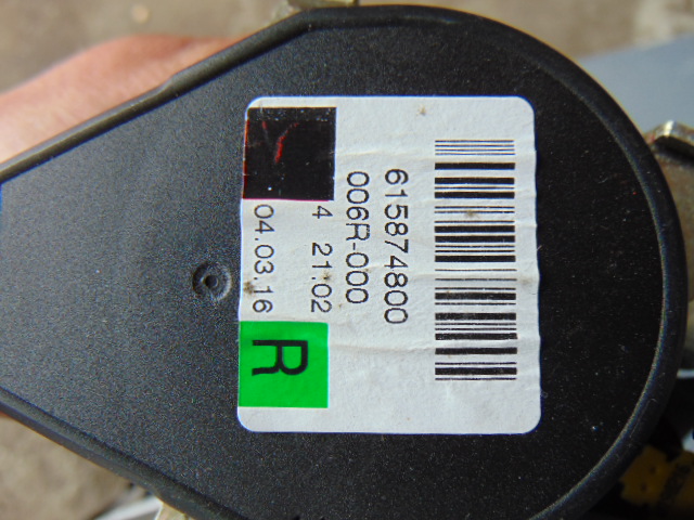 фото №3, Pas безопасности правые перед ford grand c-max mk2 615874800 2016r