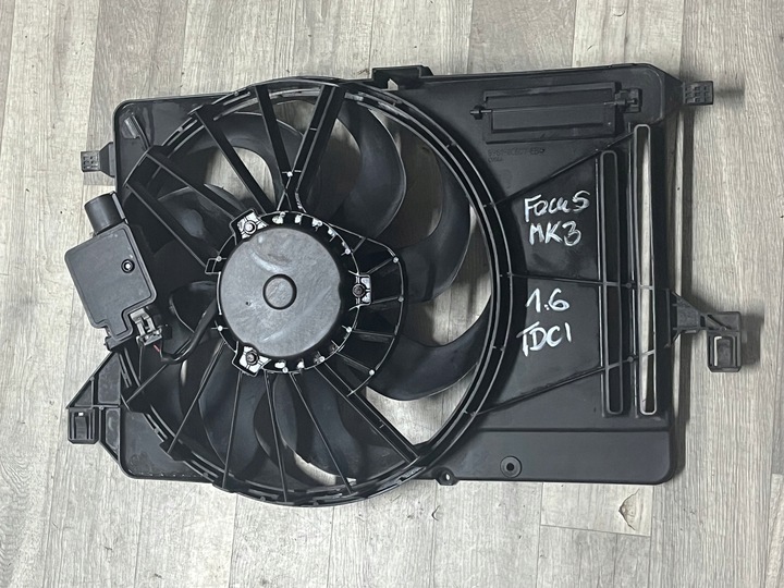 фото №3, Ford focus mk3 c-max mk2 1.6 tdci вентилятор радиатор
