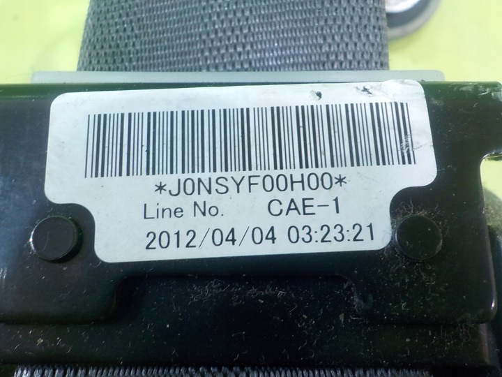фото №5, Honda insight ii 1.3 ima 12r hb pas безопасности правое перед tk-ah3-ej530