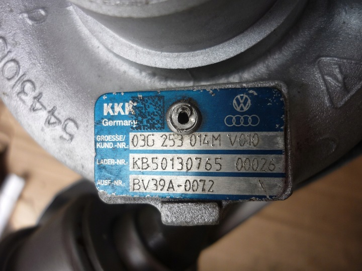 фото №15, Турбіна po відновлення 1.9 tdi bls 105km 03g253014m kkk
