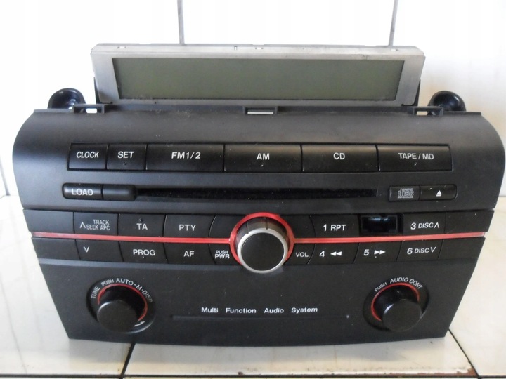 фото №1, Mazda 3 bk 2004 радіо cd дисплей монітор bp4l669s0a