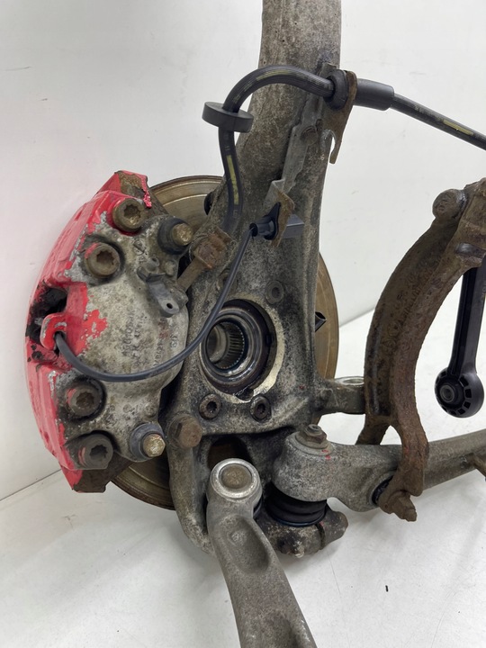 фото №11, Audi a6 c7 3.0 tdi поворотна опора ліва перед супорт важіль комплект!