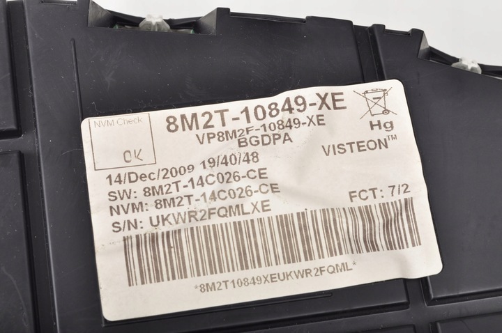 фото №7, Ford s-max спідометр  прилади 8m2t-10849-xe англієць
