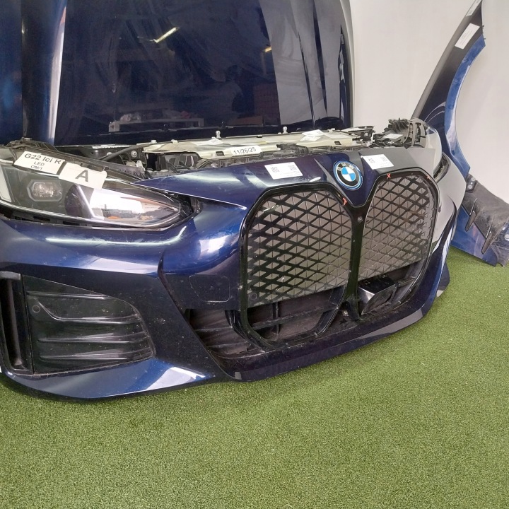 фото №13, Bmw g26 i4 капот крыло бампер pas радиатор led чёрный 475 c3z x1e p1