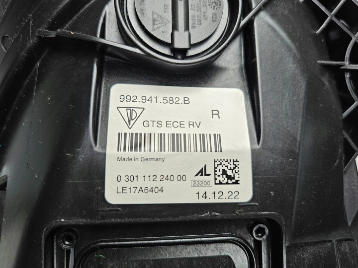 фото №7, Porsche 992 911 фара передняя полный led левое 992941582b