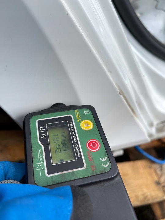 фото №11, Vw passat b8 универсал крыло зад правые четверть порог белый lc9a оригинал лак