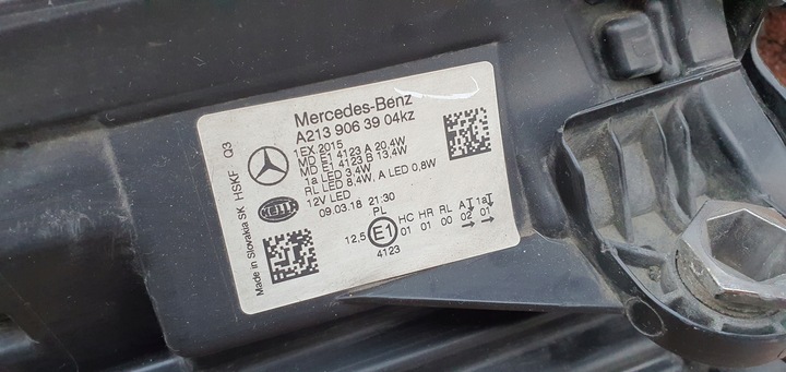 фото №13, Mercedes e клас w213 c238 2016- 2020 лампа передня high performance ліва