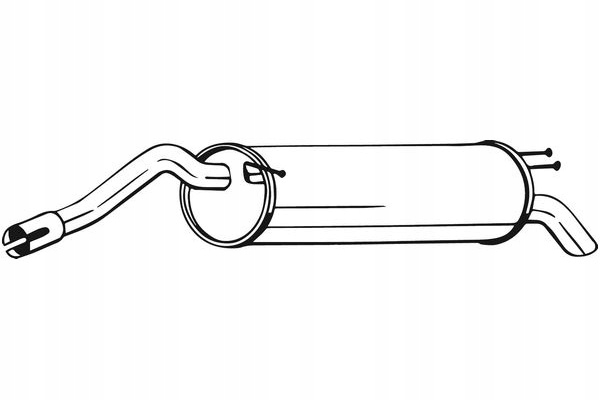 фото №3, Bosal 148-185 глушник кінцевий 148-185 bos148-185 глушник кінцевий bosal