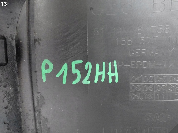 фото №14, Bmw 4 i4 g26 bev gran купе обычный 21- бампер ползун крепление правые перед