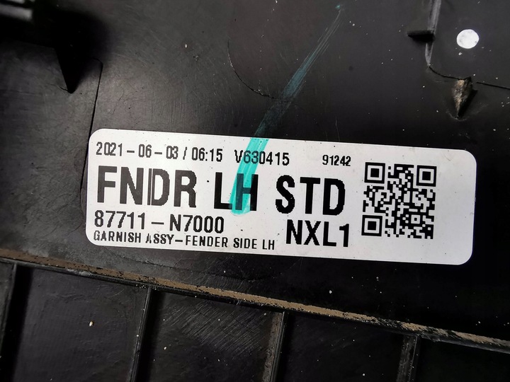 фото №16, Hyundai tucson iv 20- планка na крило лівий перед 87711-n7000