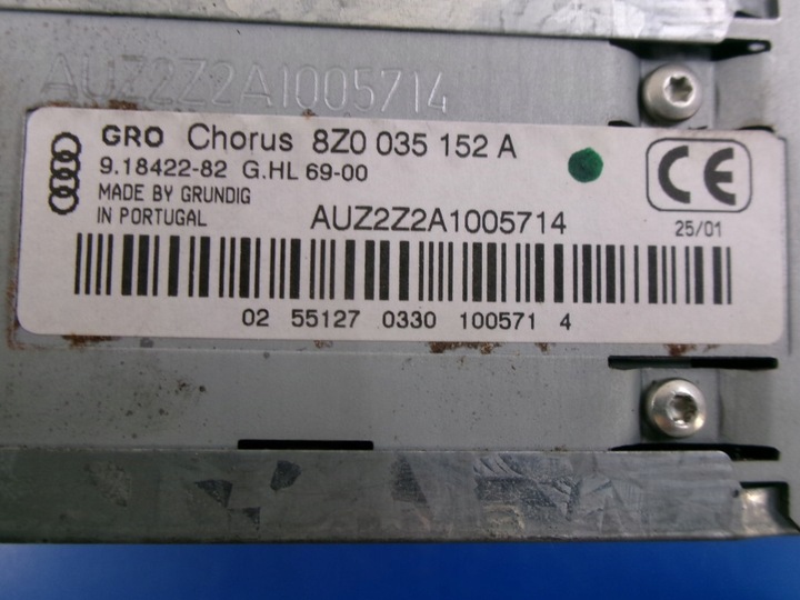 фото №7, Audi a2 8z радио 8z0035152a chorus