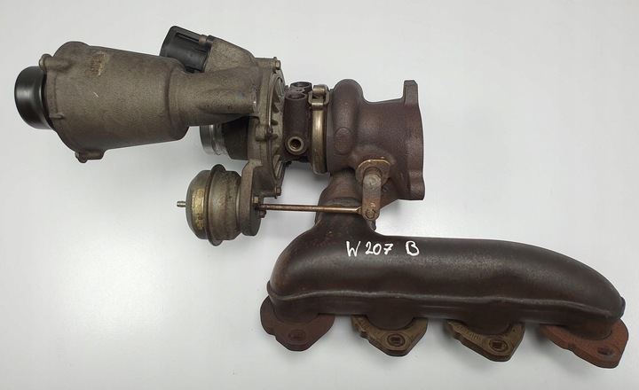 фото №1, Турбонагнетатель турбина коллектор mercedes w207 cgi