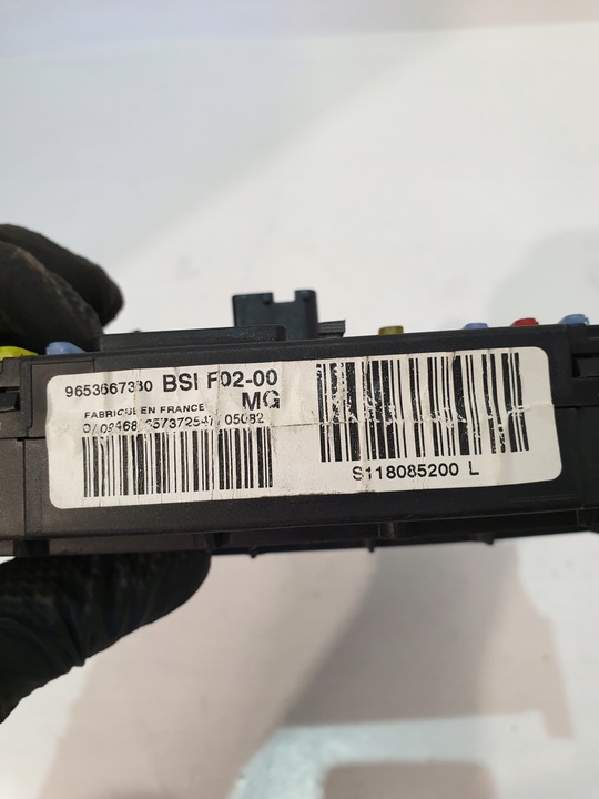 фото №8, Модуль блок управления bsi 9653667380 citroen c3 i 1.4hdi 05r