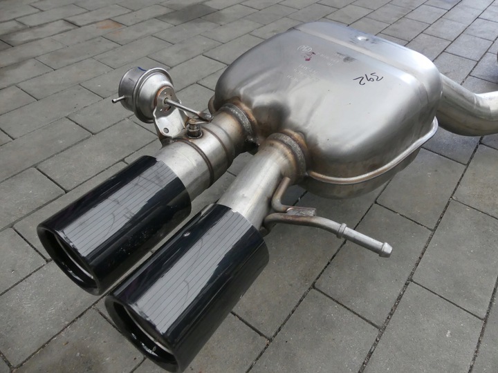 фото №14, Bmw 5 f10 m5 глушитель выхлоп чёрные наконечники оригинал новый!