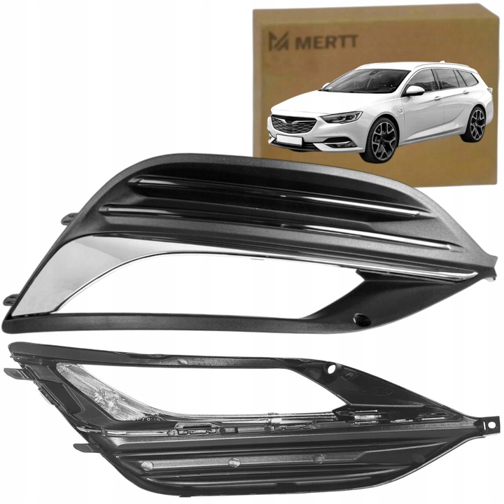 фото №1, Решітка решітка бампера галоген планка хром права opel insignia 2017-