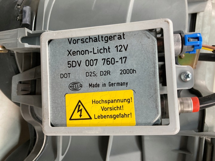 фото №11, Лампа ліва передня mercedes e клас w210 a210 ксенон нова 144869