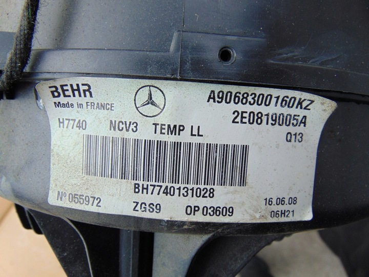 фото №15, Обігрівач кондиціонера mercedes sprinter 906 a9068300160kz європа