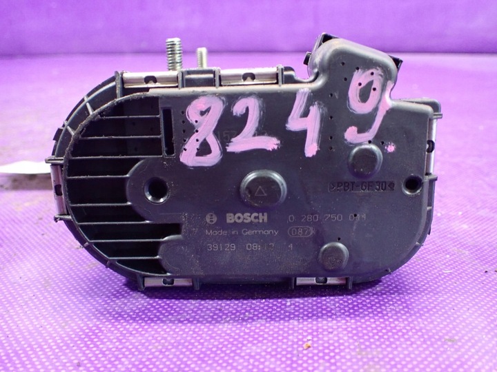 фото №3, Opel corsa c 03-06 1.2 дроссельная заслонка 0280750044 6 pin